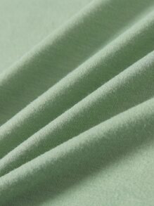 Tops con gái Slogan Thực vật Giải trí - màu xanh lá - Xem 4