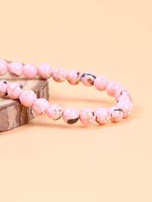 1 hebra Accesorio de joya DIY cuenta - Rosa - Ver 1