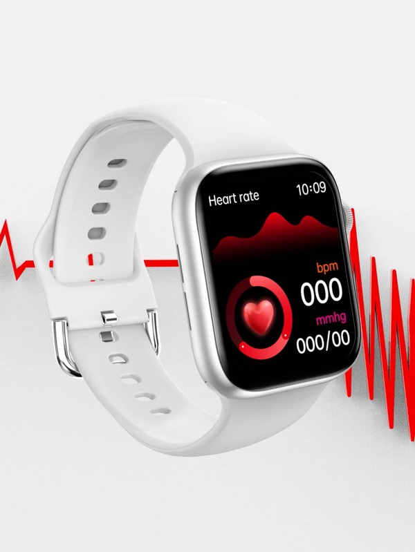 Heart Rate Monitoring Square Smart Watch SHEIN USA