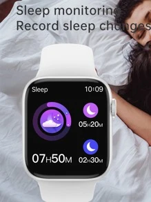 方形智能手錶帶錶帶 - 白色 - 查看 7