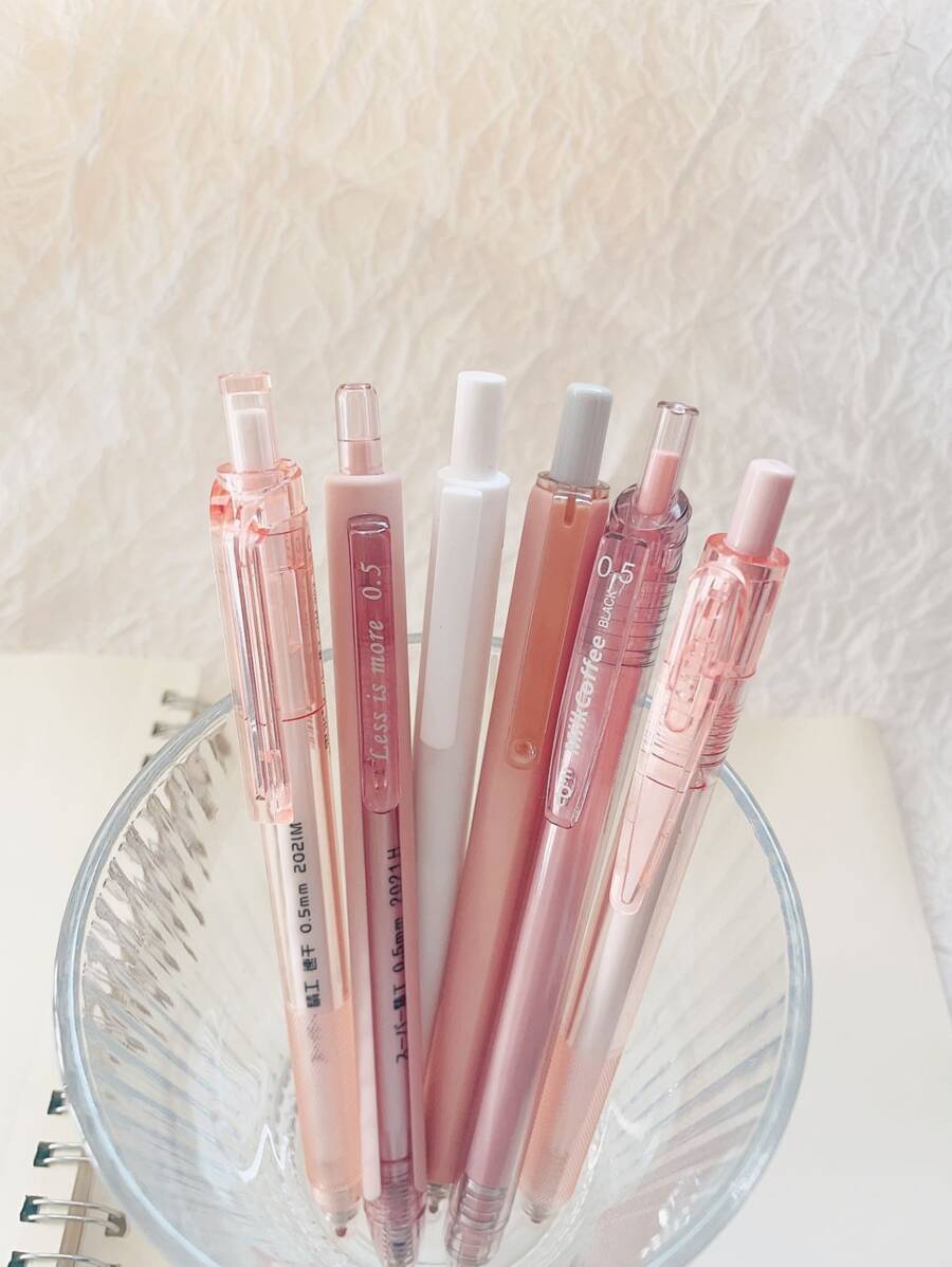 6入組ABS混合中性筆 - 彩色 - 查看 1