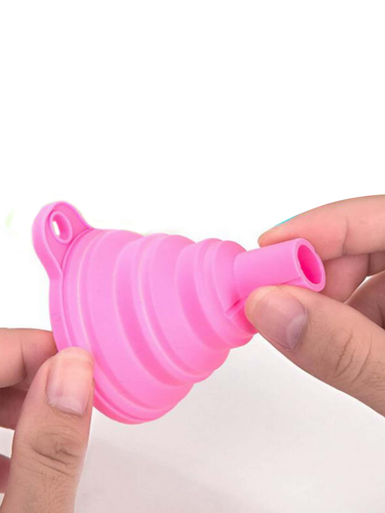 1入組可折疊漏斗食品漏斗可折疊廚房漏斗廣口罐頭漏斗奶瓶漏斗