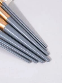 10支装黑色化妆刷套装，包含遮瑕刷、眼影刷、粉底刷，男女通用，化妆刷套装，化妆刷组合，化妆刷套装，全套化妆刷，化妆刷套装，化妆刷礼盒