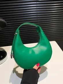 Mini Minimalist Hobo Bag - Green - View 2