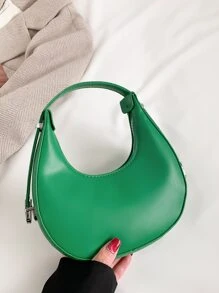 Mini Minimalist Hobo Bag - Green - View 3