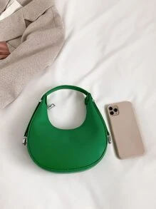 Mini Minimalist Hobo Bag - Green - View 5