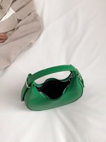 Mini Minimalist Hobo Bag - Green - View 6