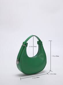 Mini Minimalist Hobo Bag - Green - View 7