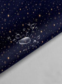 2pcs Star Pattern Curtain - Multicolor - View 5