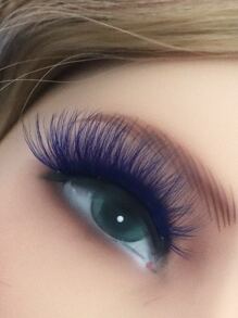 1 cặp mi giả mắt mèo - Màu xanh lam - Xem 2