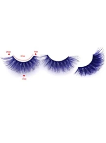 1 cặp mi giả mắt mèo - Màu xanh lam - Xem 3