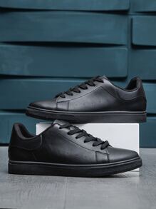 Giày trượt patin phía trước có dây buộc tối giản cho nam, giày thể thao ngoài trời - màu đen - Xem 3