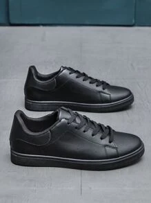 Giày trượt patin phía trước có dây buộc tối giản cho nam, giày thể thao ngoài trời - màu đen - Xem 2