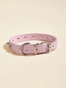 1 pieza Collar para mascota remache - Rosa - Ver 4