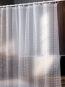 1入組71英寸x71英寸防水北歐浴簾套裝帶12入組掛鉤 - 無色 - 查看 2