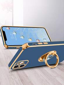 Vỏ điện thoại chắc chắn có giá đỡ vòng nam châm - Xanh đậm - Xem 8