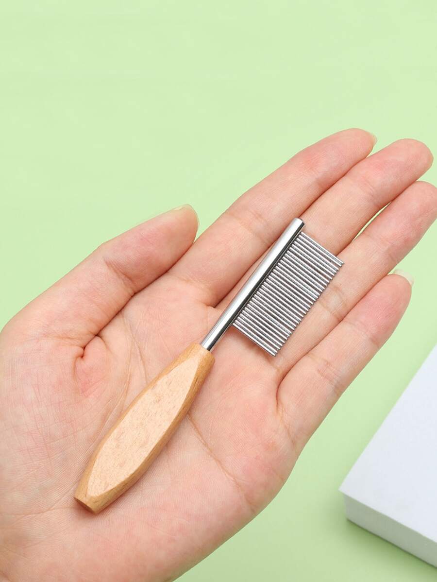 1入組不銹鋼寵物梳子