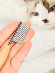 1入組不銹鋼寵物梳子