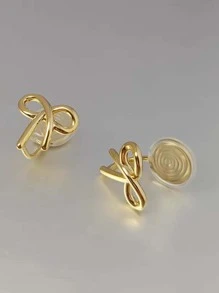 Bow Decor Clip On Earrings Valentines,Mom,Mother,Mother's Day,Gift