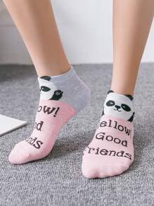 5pairs Kids Cartoon Graphic Socks - Multicolor - View 4