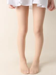 Toddler Girls Solid Tights