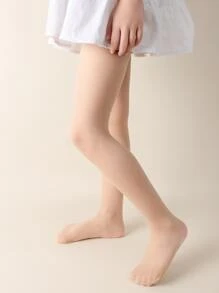 Toddler Girls Solid Tights