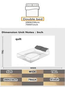 草莓圖案被子 - 彩色 - 查看 5