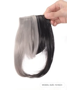 Flecos de dos tonos corto recto pelo sintético - Dos Tonos - Ver 2