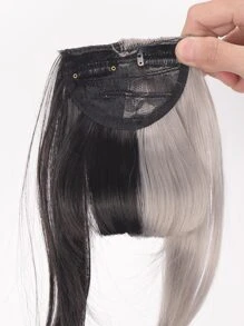 Flecos de dos tonos corto recto pelo sintético - Dos Tonos - Ver 6