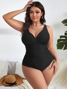 Swim Basics Badeanzug mit Rüschen