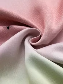 Star Stripe Double-Layer Curtain For Bedroom - Multicolor - View 10