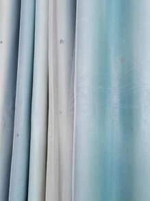 Rèm 2 Lớp Kẻ Sọc Ngôi Sao Cho Phòng Ngủ - Nhiều màu - Xem 5