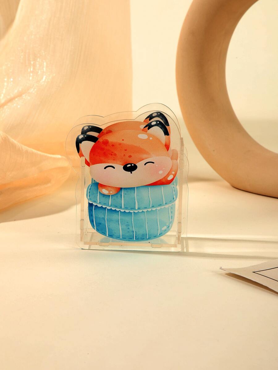 1pc Cartoon Animal Design Pen Holder - Multicolor - View 1