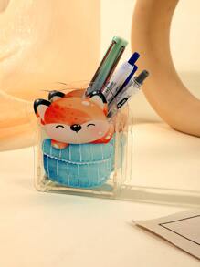 1pc Cartoon Animal Design Pen Holder - Multicolor - View 3