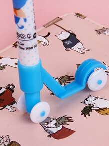 6入組滑板設計圓珠筆 - 彩色 - 查看 5