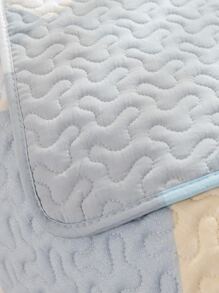 1入組幾何圖案沙發巾 - 藍色 - 查看 4