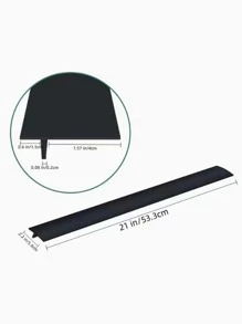 1入組厨房矽膠縫隙密封條 - 黑色 - 查看 2