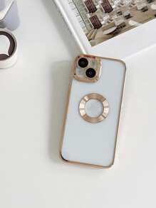 Vỏ điện thoại thiết kế rỗng - Vàng - Xem 2