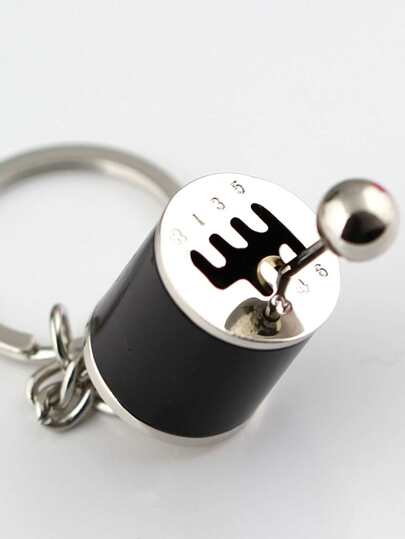 1pc Men Car Gear Charm Keychain Decoration For Boyfriend Gifts Car Accessories Bag Charm School Cute Goth Y2k