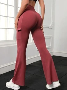 Yoga Futuristic 寬腰帶喇叭運動褲帶手機袋