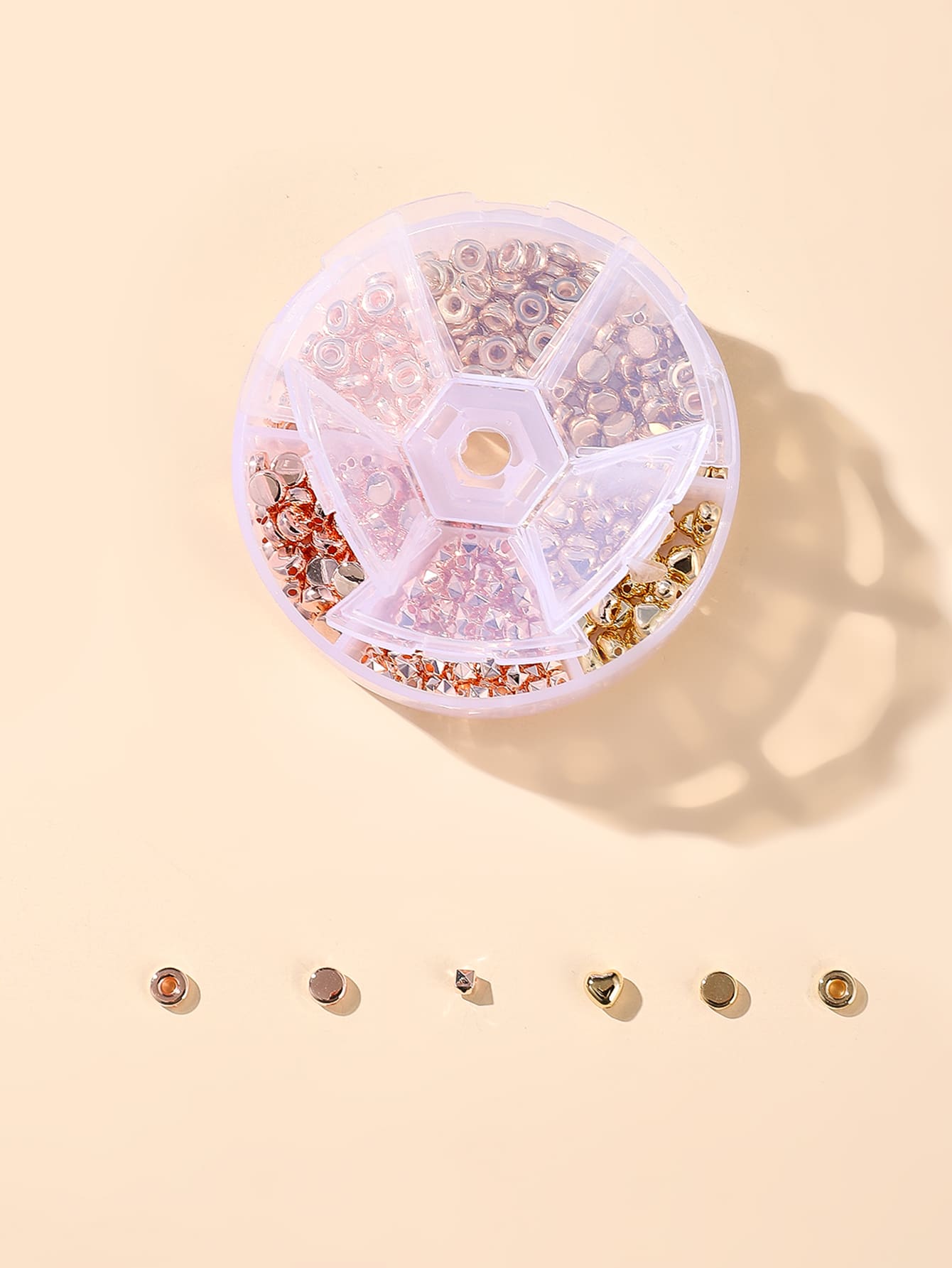 1 caja Accesorio de joya cuenta DIY - Multicolor - Ver 1