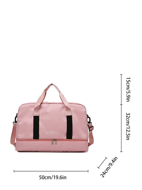 Letter Graphic Duffel Bag SHEIN USA