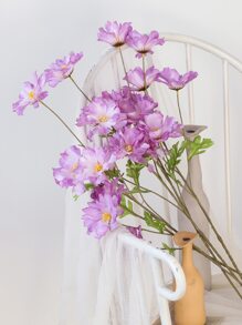 1pc Artificial Flower Bouquet, Valentine Day, Gift Gifts Birthday Graduation - Purple - View 3