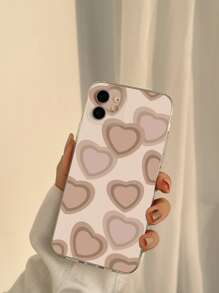 愛心圖案手機殼 - 彩色 - 查看 1