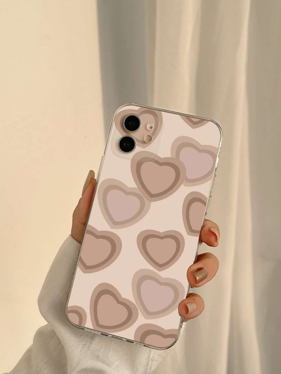 愛心圖案手機殼 - 彩色 - 查看 1