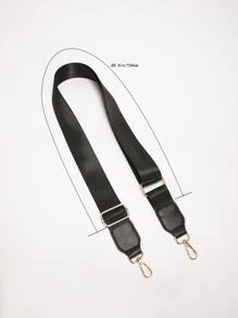 Dây đeo túi tối giản Phụ kiện túi xách tay có thể điều chỉnh Bền bỉ sành điệu Dành cho tân binh & Công nhân cổ trắng Dành cho các cô gái tuổi teen Túi xách nữ sinh viên đại học Quà tặng - màu đen - Xem 3