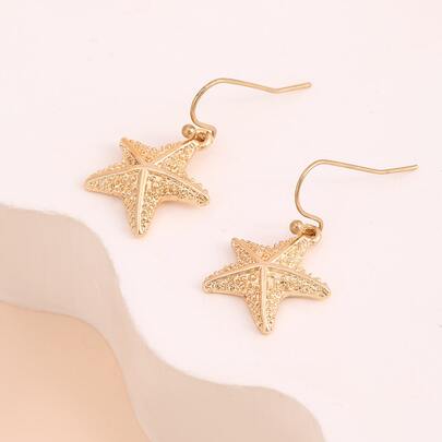 Starfish Drop Earrings