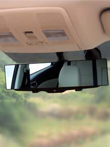 1pc Car Interior Rear View Mirror - Silver - View 2