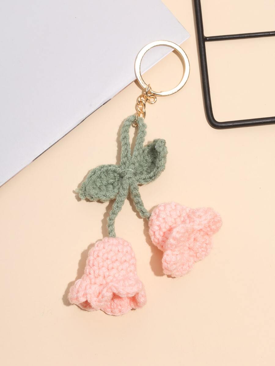 Móc khóa hoa quyến rũ - Nhiều màu - Xem 1