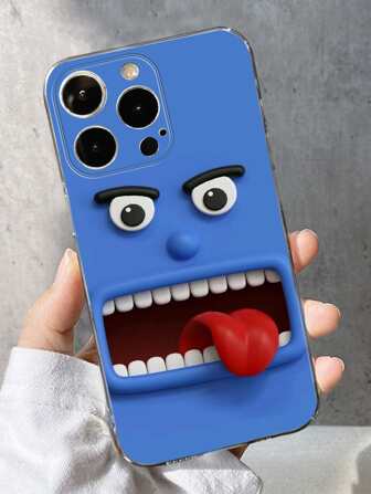 表情圖案手機殼相容於iPhone15/15Plus/15Pro/15Promax